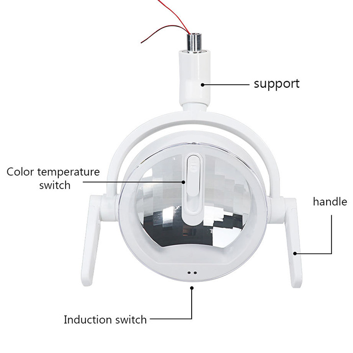 Dental Chair Light LED Oral  Light Lamp Dual-Color Lights 15W